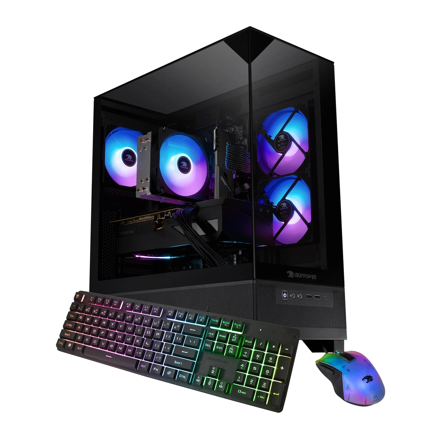 ESA7R77XT01 Gaming PC Desktop - AMD Ryzen 7 8700F, AMD Radeon RX 7700 XT 12GB, 32GB DDR5 Non-Rgb RAM, 1TB Nvme SSD