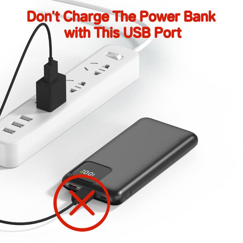Portable Charger with Built-In Cables,Portable Charger with Cords Wires Slim 10000Mah Travel Battery Pack 4 Outputs 2 Inputs 22.5W Fast Charging Power Bank for Samsung Google Pixel LG Moto Iphone Ipad