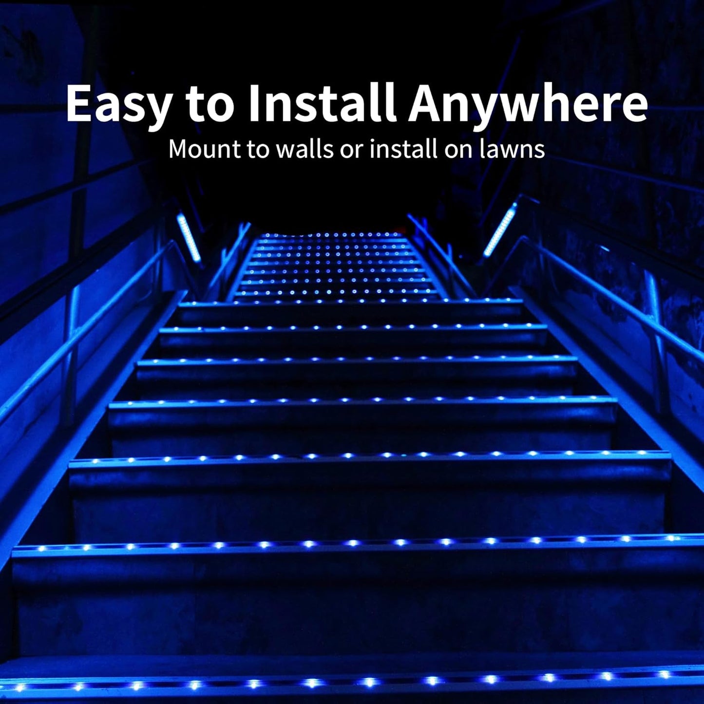 LED Rope Lights, 150Ft 1620 Leds Strip Lights Indoor Outdoor Waterproof LED Rope Lighting Decorative Lighting (Blue)