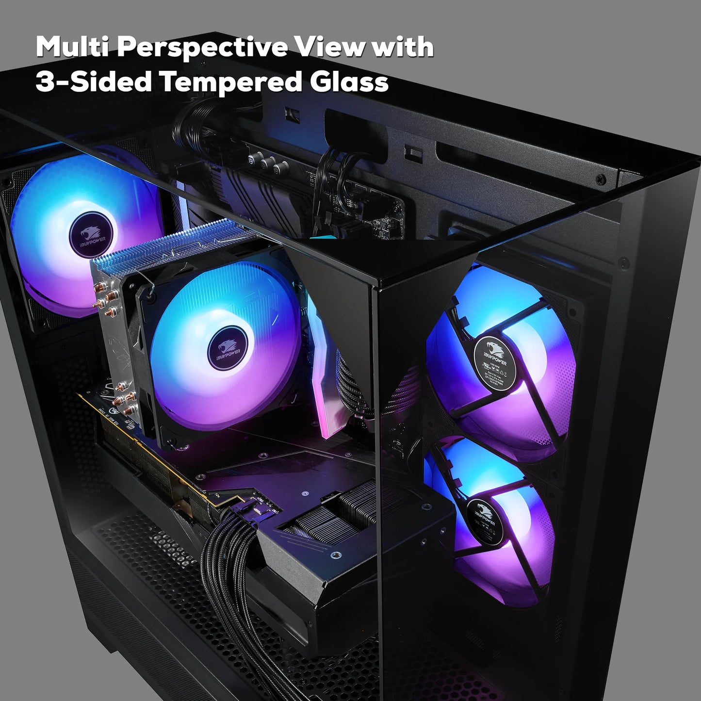 ESA7R77XT01 Gaming PC Desktop - AMD Ryzen 7 8700F, AMD Radeon RX 7700 XT 12GB, 32GB DDR5 Non-Rgb RAM, 1TB Nvme SSD