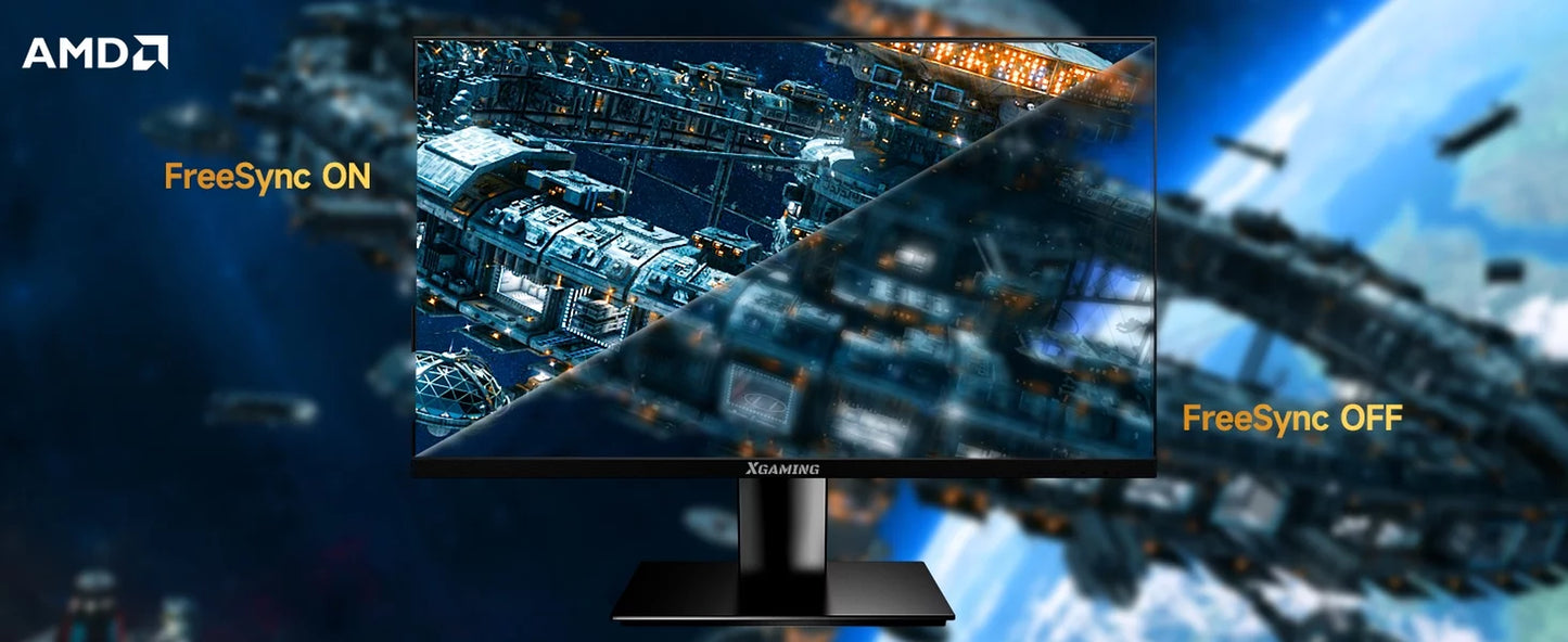 TMDTMD24S1 Ultra-Thin 24Inch 100Hz Computer Monitor, FHD 1080P LCD