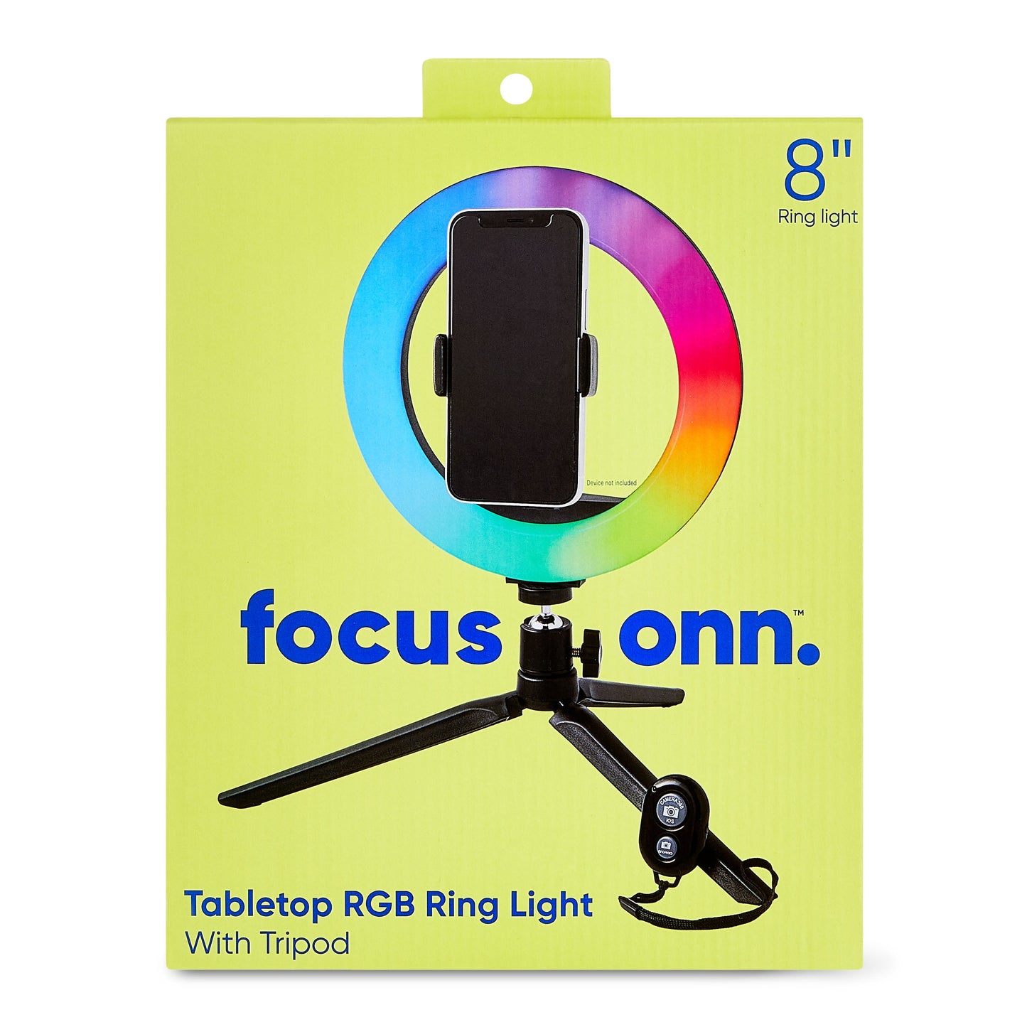8" Tabletop RGB Ring Light with Tripod