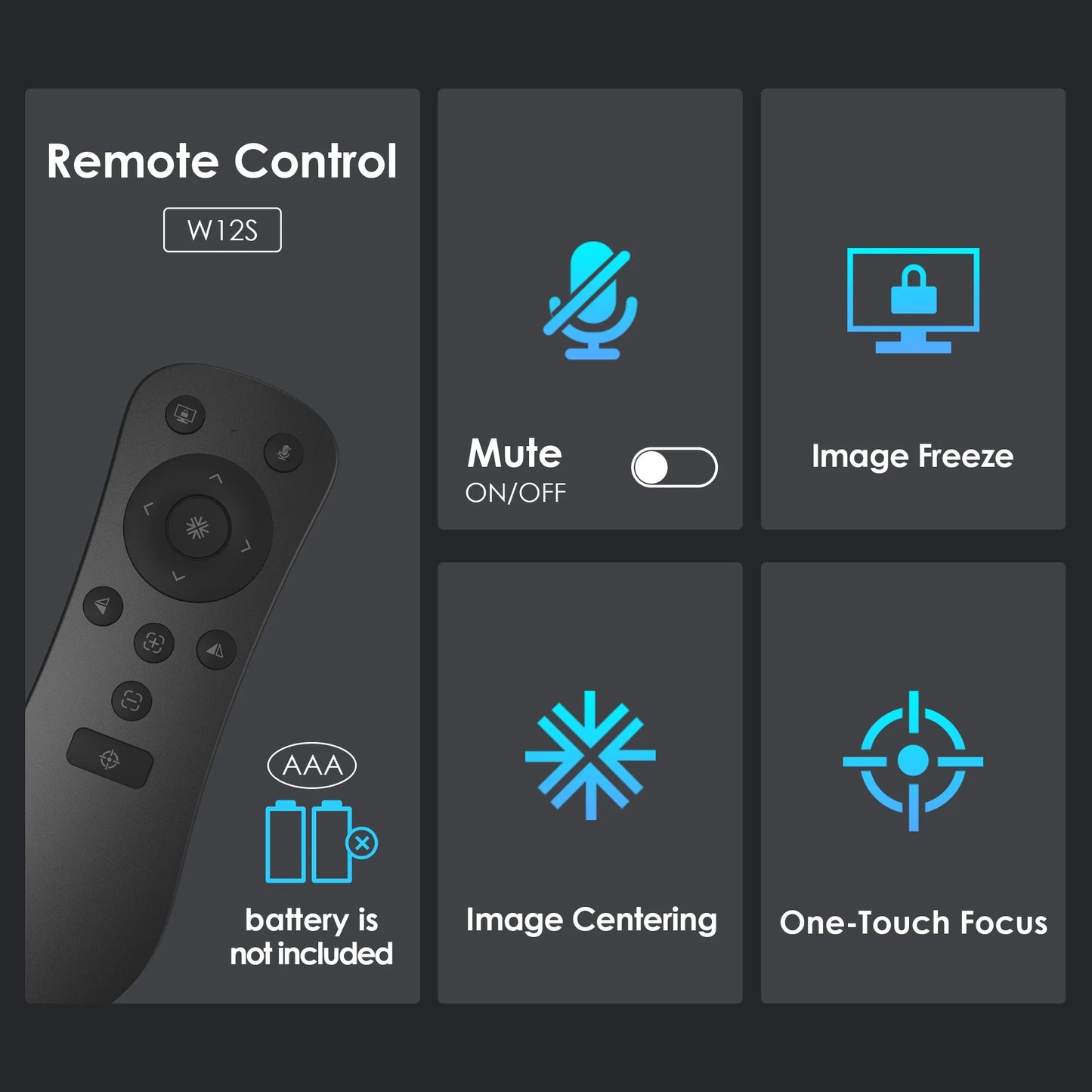 4K Webcam with 2 Microphones Zoom Remote Precise Focus Compatible for Switch 2 EPTZ Webcamera for PC Laptop Conference Video Streaming USB Web Cam