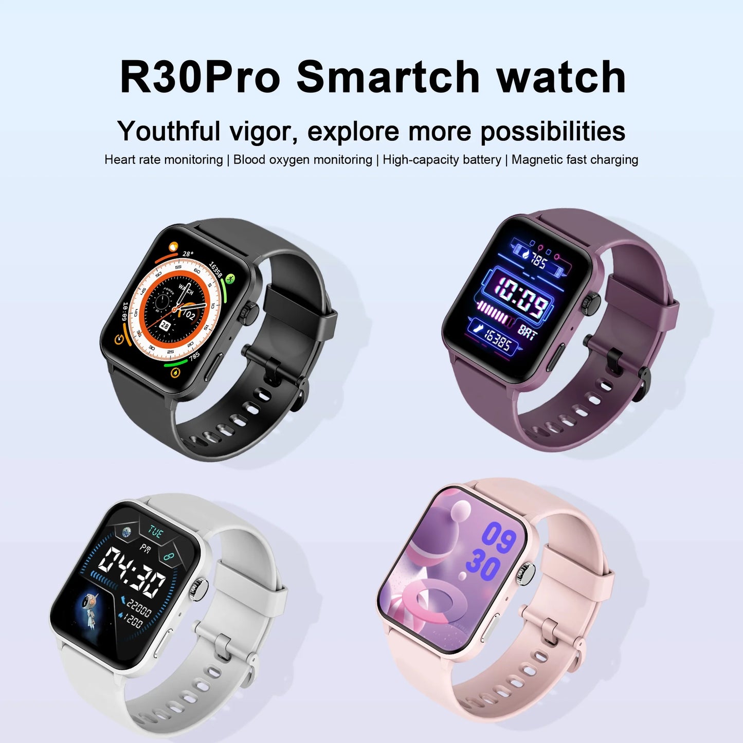 Smart Watch Fits for Android Iphone,Ip68 Waterproof,With Bluetooth Call(Answer/Make Calls) for Women Men 1.83" HD Screen Fitness Watch with AI Voice,Black