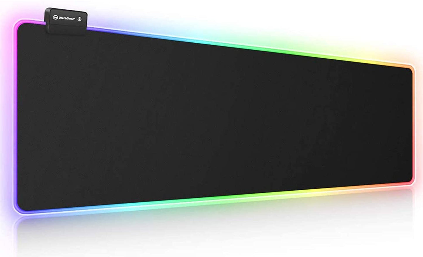 RGB Gaming Mouse Pad, Large Extended Soft Led Mouse Pad with 14 Lighting Modes 2 Brightness Levels, Computer Keyboard Mousepads Mat 800 X 300Mm / 31.5×11.8 Inches