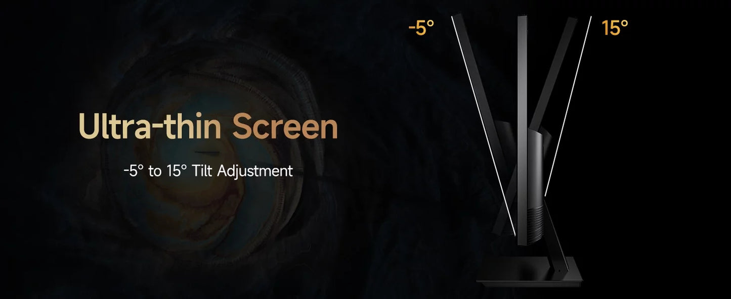 TMDTMD24S1 Ultra-Thin 24Inch 100Hz Computer Monitor, FHD 1080P LCD
