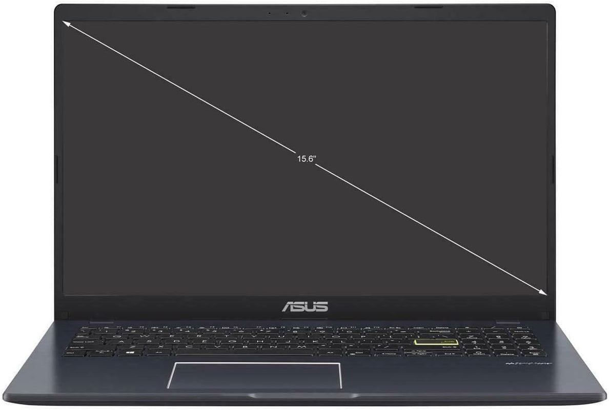 E510 Ultra Thin and Light 15.6" HD Laptop, Intel Celeron N4020, 4GB RAM, 256GB Pcle SSD, 180° Hinge, Windows 10 Home, Star Black