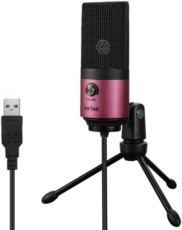 USB Podcast Condenser Microphone Recording on Laptop, No Need Sound Card Interface and Phantom Power-K669