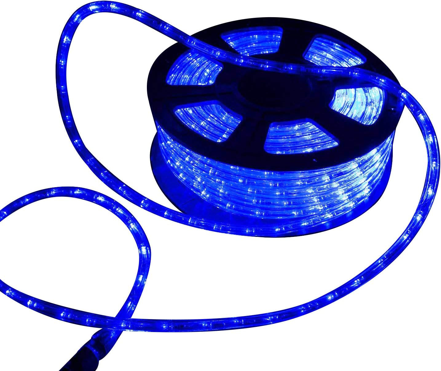 LED Rope Lights, 150Ft 1620 Leds Strip Lights Indoor Outdoor Waterproof LED Rope Lighting Decorative Lighting (Blue)