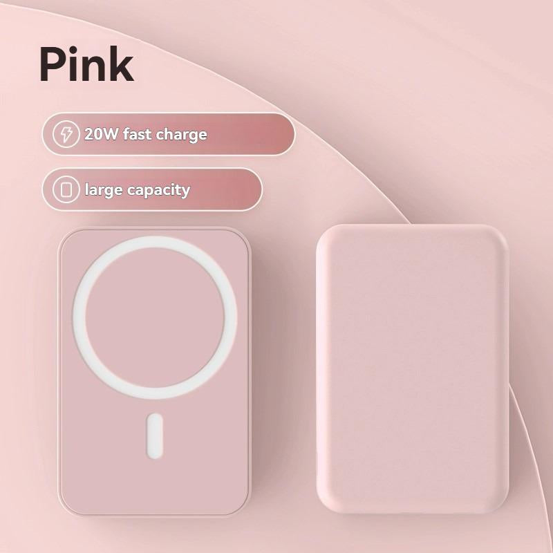 Magnetic Wireless Powerbank 5000Mah/10000Mah Portable Fast Charging PD 20W for Iphone 16/15/14/13/12 Plus/Pro Max/Pro Compact USB Type-C Travel Charger