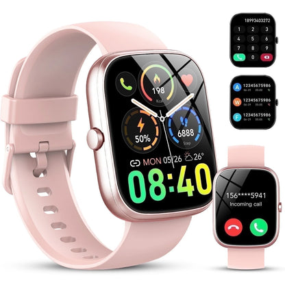 2025 NEW 1.91''HD Screen Smart Watch Compatible with Android and Iphone,Answer/Make Calls/100 Sports Modes/Message Reminder,Ip68 Waterproof Fitness Tracker for Men Women, Gifts