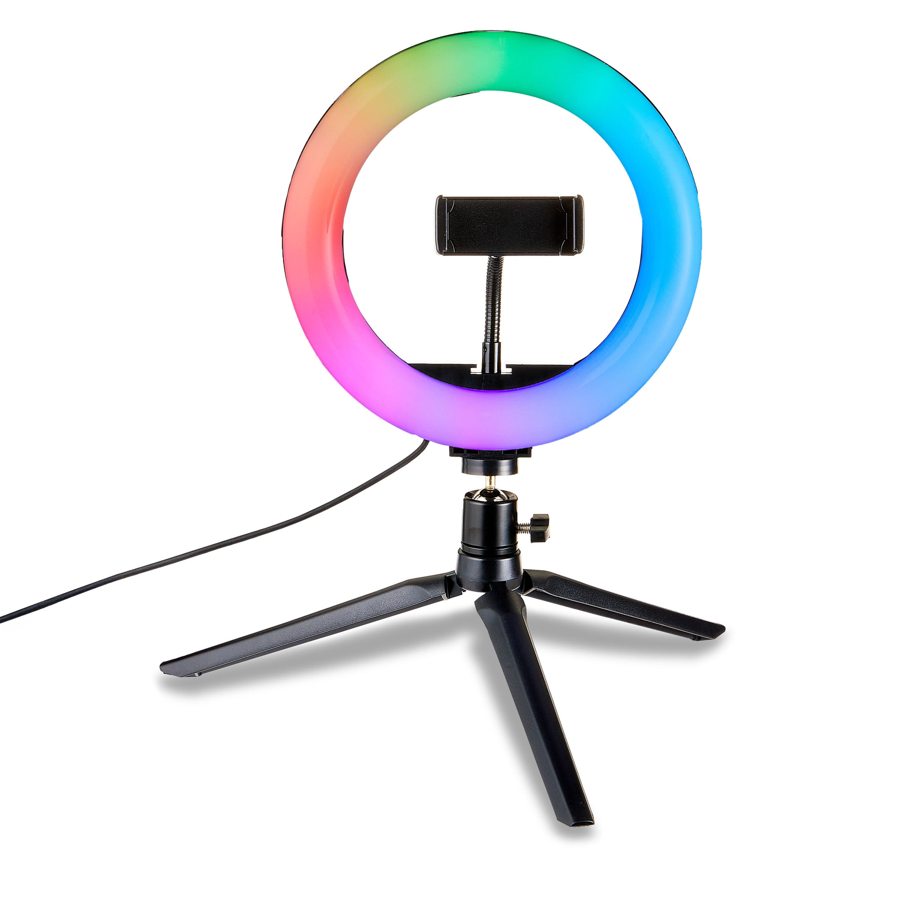8" Tabletop RGB Ring Light with Tripod
