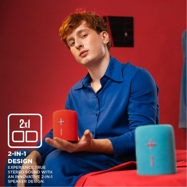 Portable Mini Speaker Magnetic 2-In-1 Bluetooth Wireless Speaker with 2400Mah Battery Long-Lasting Playtime FM Radio TWS Pairing Compact & Stylish Design