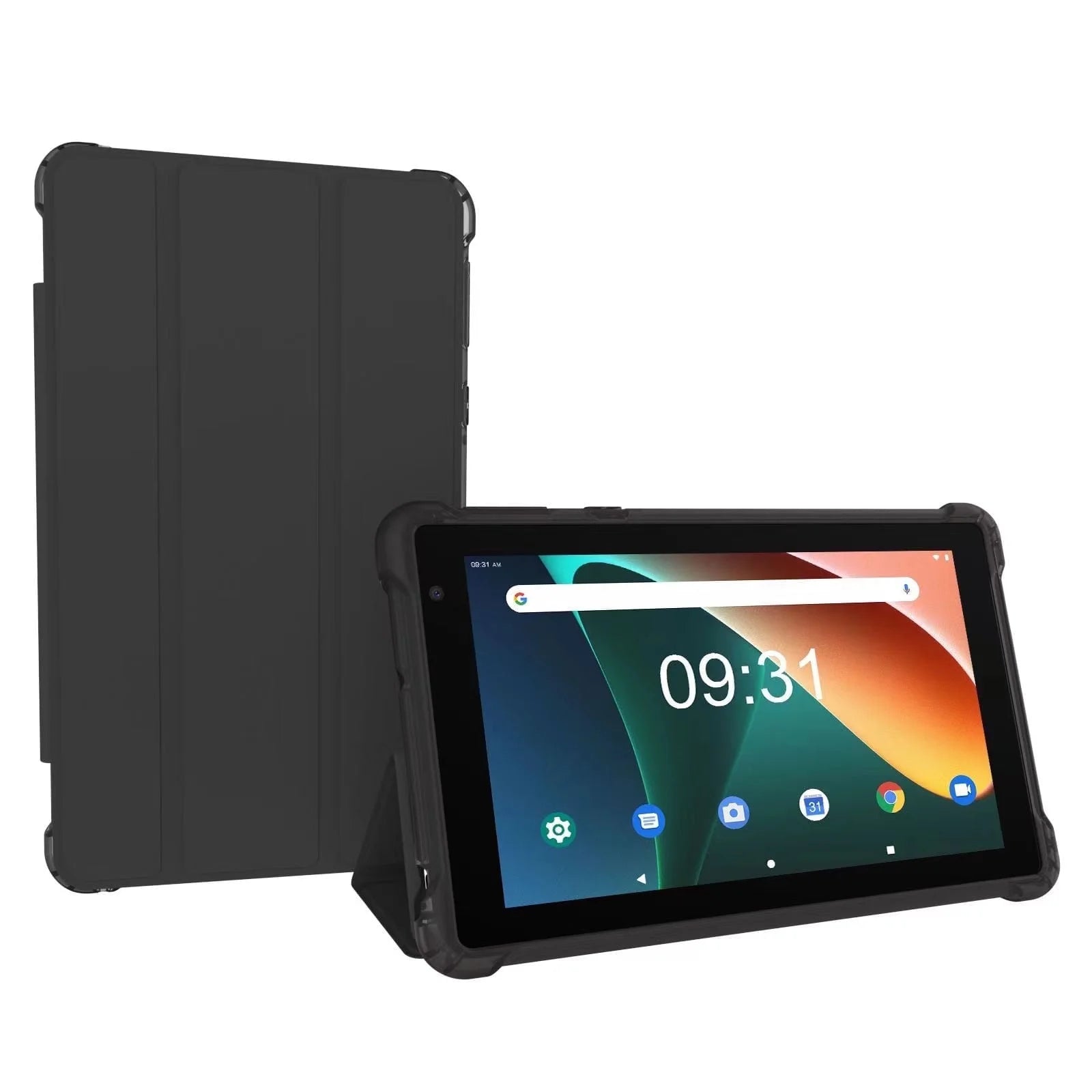 NOVOJOY 7 Inch Tablet, Tablet with Case, Android Tablet PC, 32GB Storage 2GB RAM Tablets Quad-Core Processor Android Tablet PC Dual Camera, Wifi, BT Computer Tablet.(With Tablet Cover)