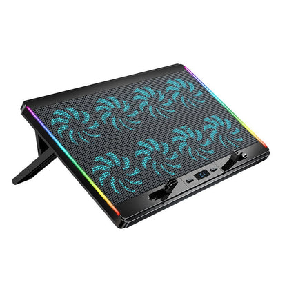 Laptop Cooling Pad with 8 Quiet Fans 7 Angles 2 USB Port, Laptop Cooler for 12.1-17.3" Laptop