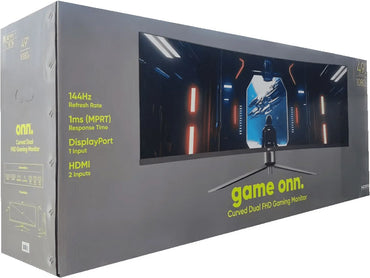 49" 3840 X 1080P Curved Dual FHD Gaming Monitor, Black, 100133225