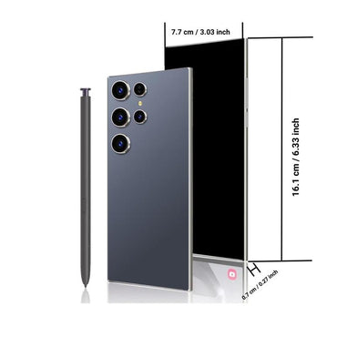 Portable Smartphone, 6.8 Inch Dual SIM Dual Standby 6GB Running Memory 64GB Storage 8MP+20MP Camera Phone, GPS, Wifi, Bluetooth-Compatible Phone